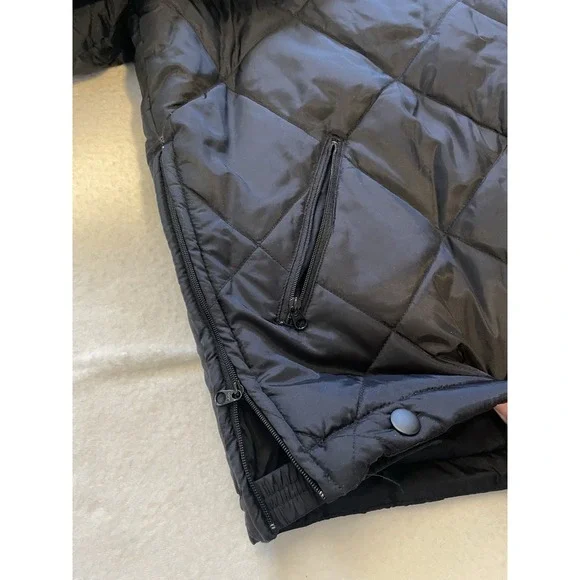 5.11 Tactical Quilted Bomber Jacket Mens Size XL Black Insulated Zip - Picture 3 of 8